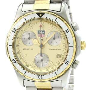 TAG HEUER Professional 200M Gold Plated Stainless Steel Quartz 575.406